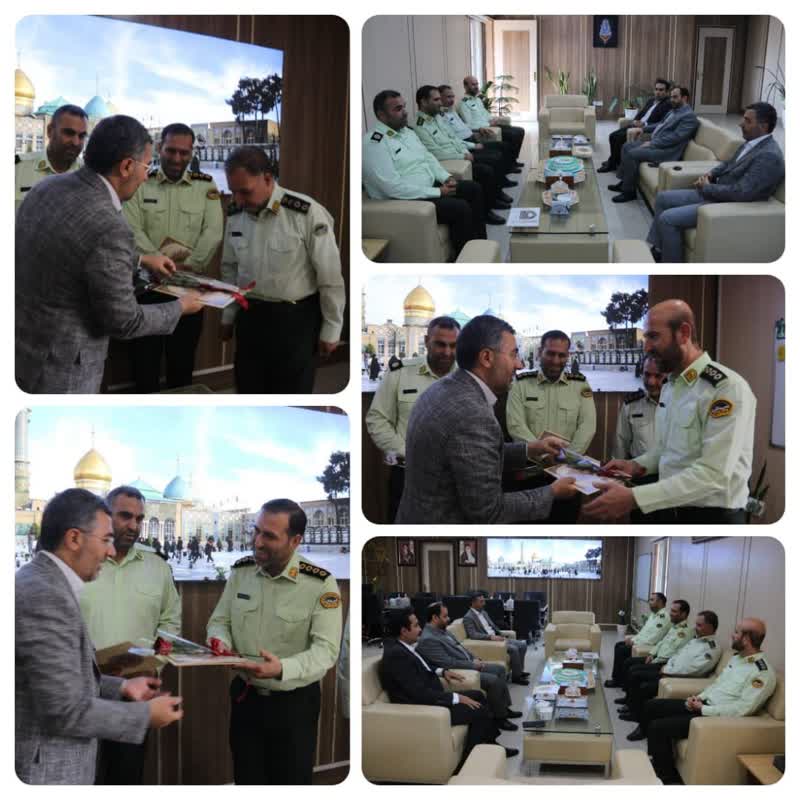 شهردار منطقه ۲۰ از یگان حفاظت تقدیر کرد