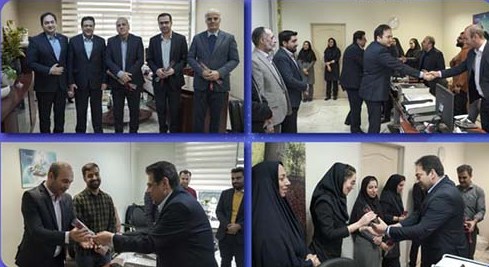 دیدار مدیرعامل و اعضای هیئت مدیره بیمه ملت با کارکنان مدیریت مالی به مناسبت روز حسابدار