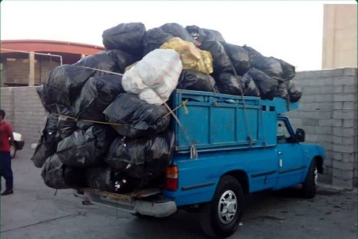 جمع آوری محل‌های دپوی غیر مجاز پسماند خشک در منطقه2