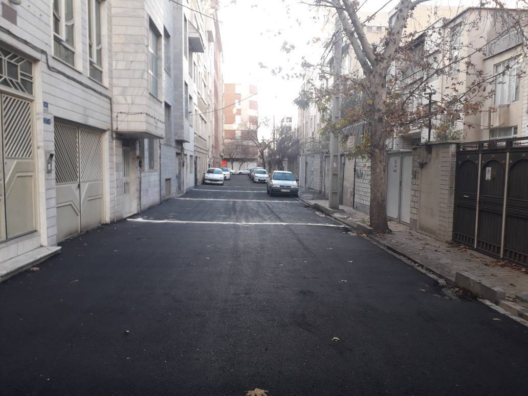 آسفالت معابر منطقه 14 از مرز 57 هزار تن عبور کرد