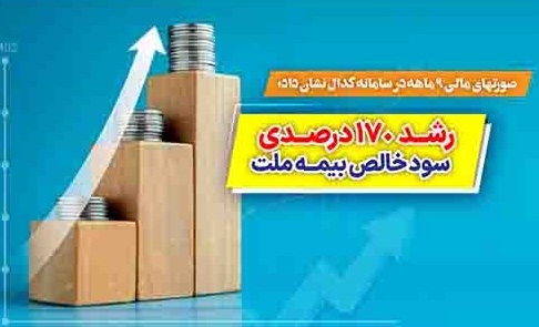 رشد ۱۷۰ درصدی سود خالص بیمه ملت