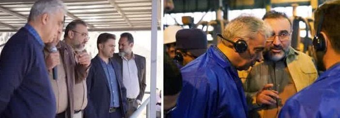 وجود نظم و انضباط عملیات معدنکاری در معدن چادرملو          