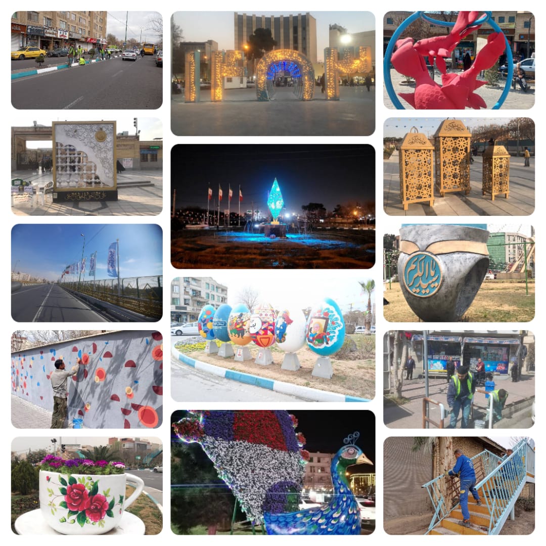 چهره بهاری منطقه ۲۰ برای استقبال از نوروز ۱۴۰۳