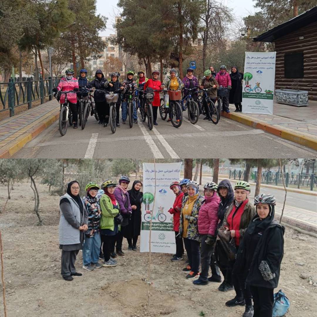 رکاب زنی پنج کیلومتری در مسیرهای دوچرخه سواری منطقه14