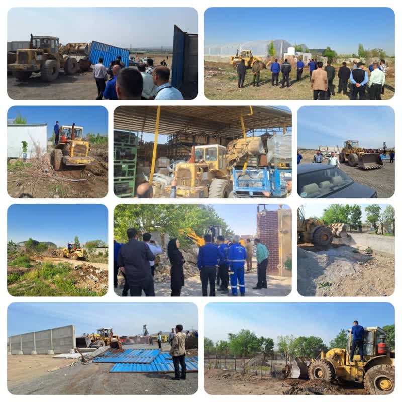 ۱۱ هکتار از اراضی حریم منطقه۲۰ آزادسازی شد