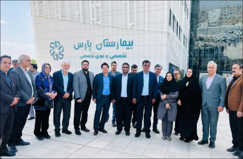 افتتاح بیمارستان پارس با تسهیلات بانک صنعت و معدن