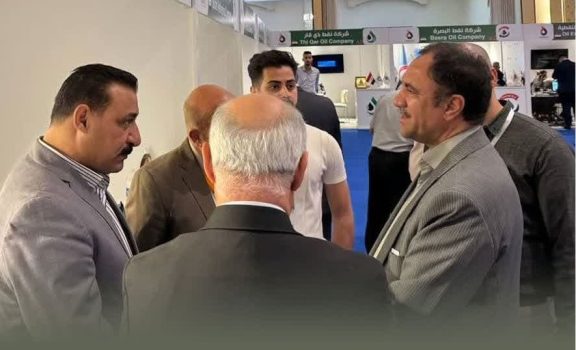 بازدید مدیرعامل پالایشگاه آبادان از نمایشگاه تکنولوژی‌های نفت و گاز بغداد در عراق