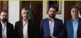 دیدار مدیر روابط عمومی بیمه میهن با مدیرکل فرودگاه بین‌المللی اصفهان