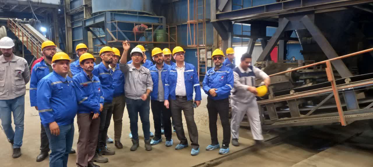 بازدید کارشناسان ایمیدرو از شرکت توسعه معدنی و صنعتی صبانور