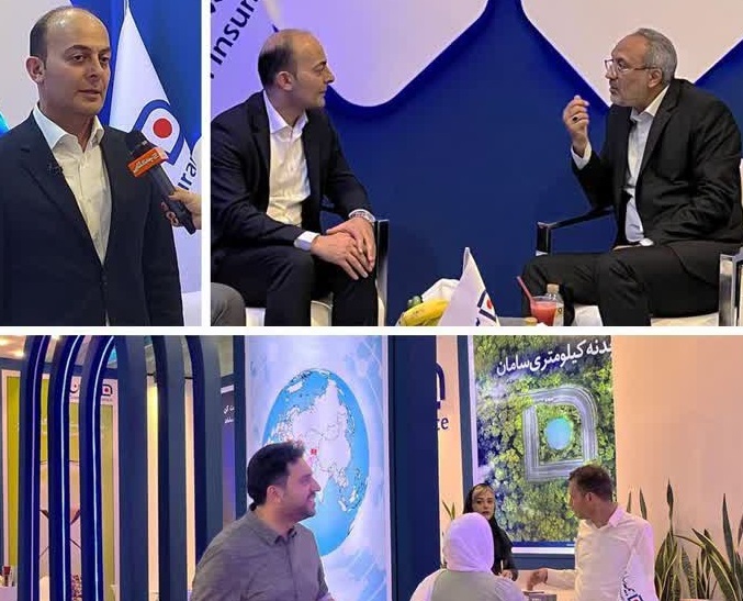 بازدید رئیس کل بیمه مرکزی از غرفه بیمه سامان در نمایشگاه صنعت مالی