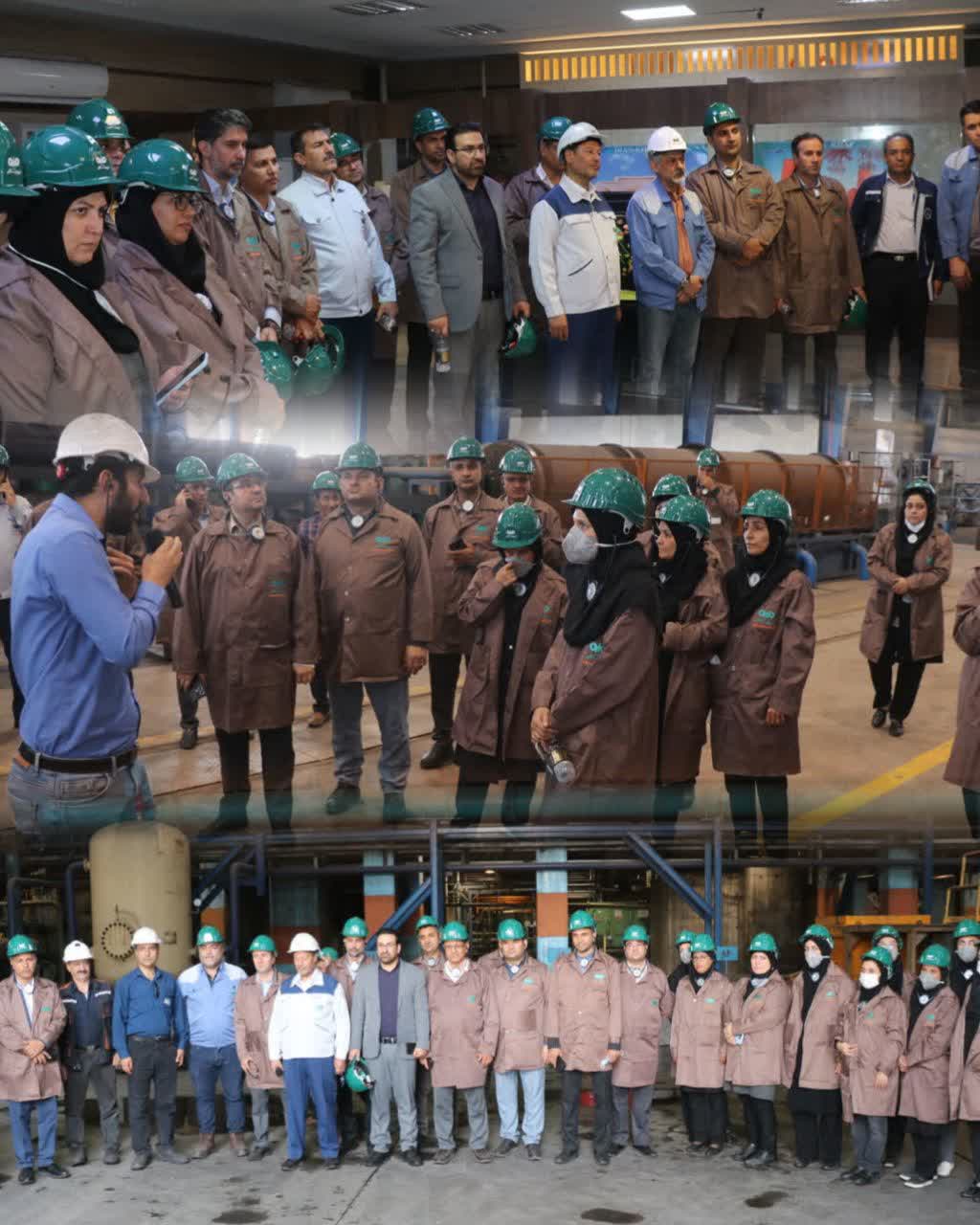 بازدید روسای ادارات شهرستان خواف از شرکت فولاد سنگان