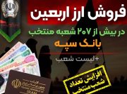 افزایش تعداد شعب منتخب فروش ارز اربعین در بانک سپه