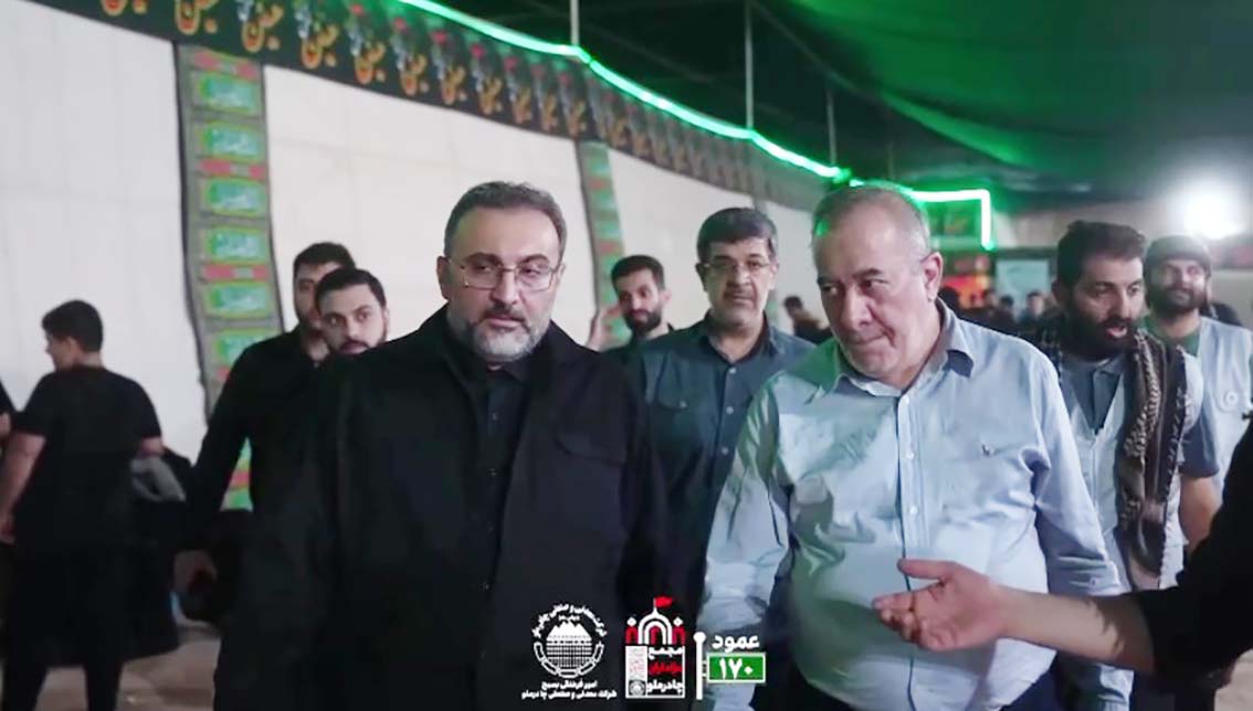 بازدید مدیران چادرملو از موکب این شرکت در عمود 170 مسیر مشایه
