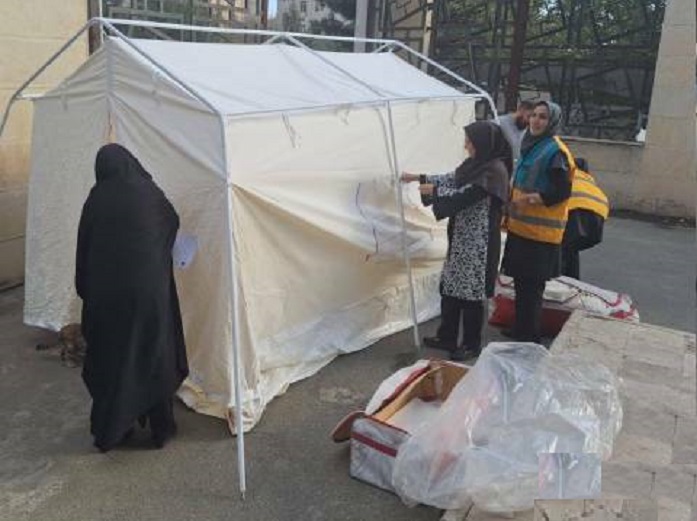 تمرین آمادگی گروه دوامیان منطقه2 با برگزاری مانور امداد و نجات