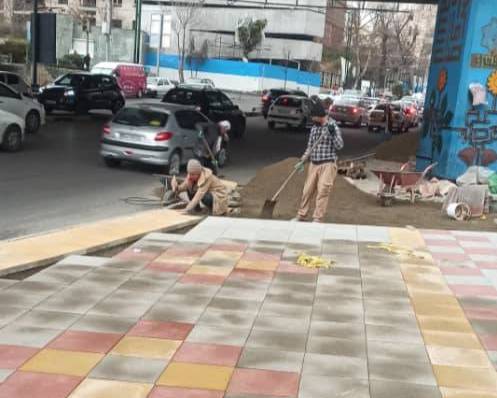 دمیدن جان تازه به ورودی جنوبی منطقه یک در تقاطع صدر، شریعتی