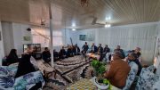 تكریم خانواده شهدای منطقه آزاد انزلی توسط مدیرعامل سازمان