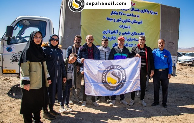 اجرای طرح جنگل کاری شهرستان شاهین شهر و میمه