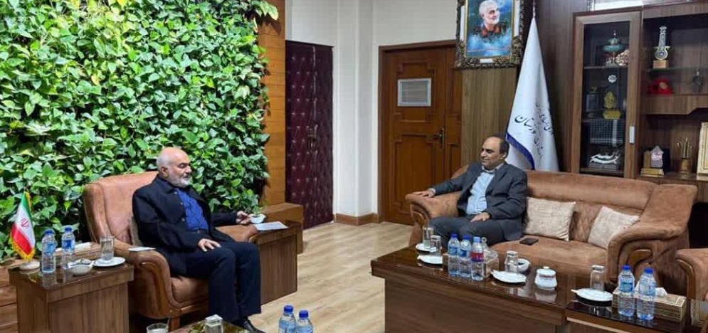 دیدار مدیرعامل شرکت فولاد اکسین با استاندار خوزستان