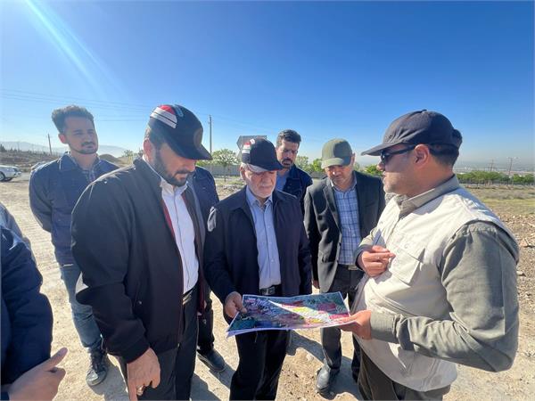 بازدید میدانی فرمانده قرارگاه سازندگی خاتم‌الانبیاء (ص) از پروژه خط لوله انتقال آب تهران