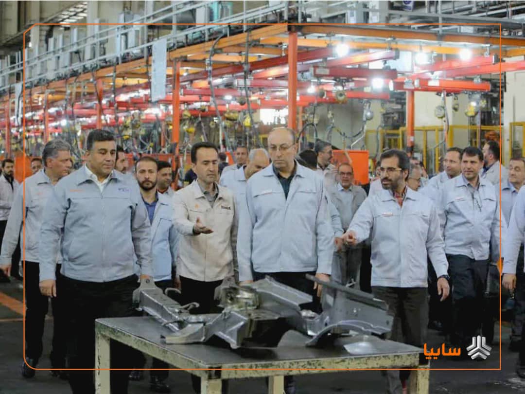 بازدید مدیرعامل گروه خودروسازی سایپا از روند تولید ایدکوپرس و ایران کاوه