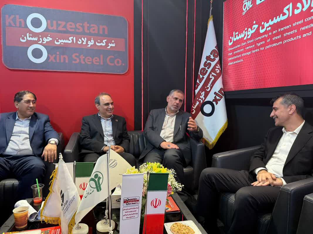 دیدار نماینده اهواز، مدیران صبا انرژی و گروه ملی فولاد با مدیرعامل فولاد اکسین