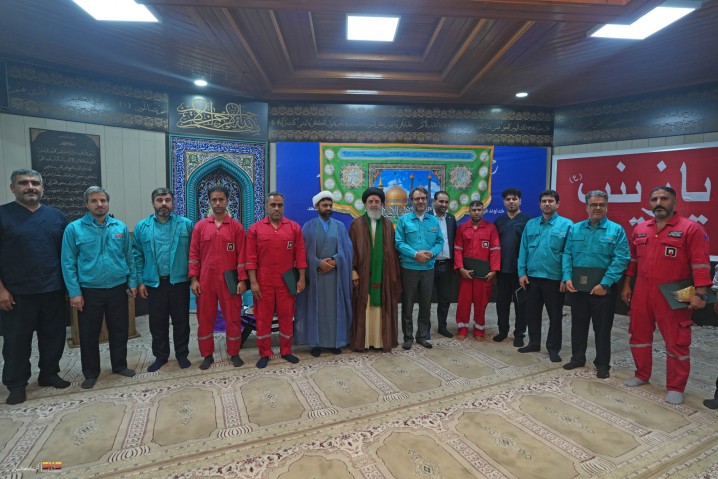 تقدیر از تلاش و خدمات امدادگران و آتش نشانان SKS در مهار حادثه بندرشهید رجایی