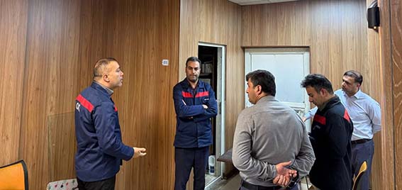 بازدید قائم‌مقام فولاد اکسین از فضاهای رفاهی و عملیاتی