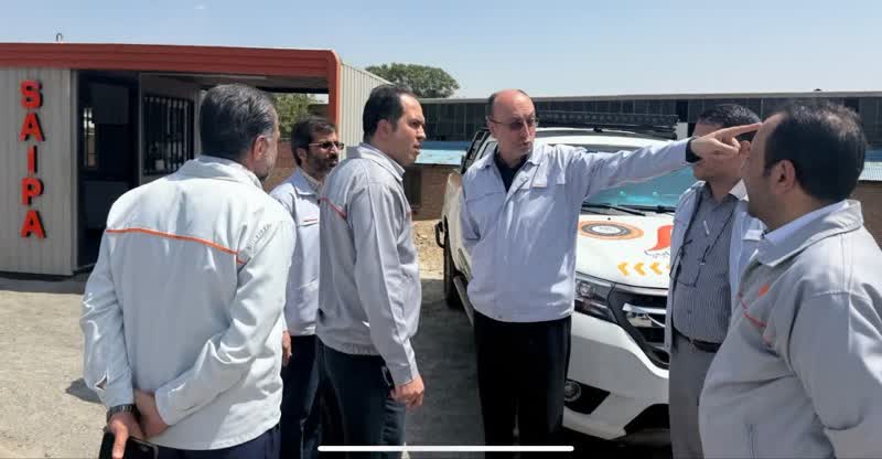 بازدید مدیرعامل سایپا از مرکز تماس امداد خودرو سایپا