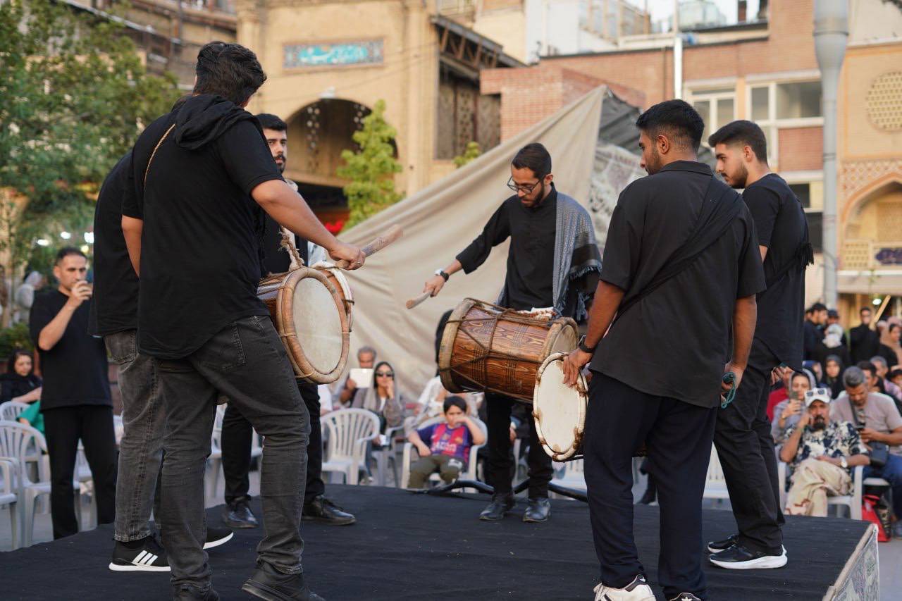 مراسم تعزیه و شبیه‌خوانی در میدانگاه صالحیه همزمان با دهه سوم محرم