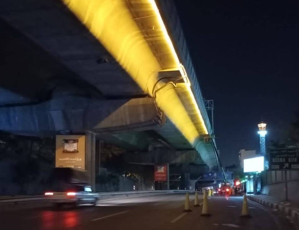 اجرای نخستین نورپردازی هوشمند زیرعرشه تهران، در پل صدر آغاز شد