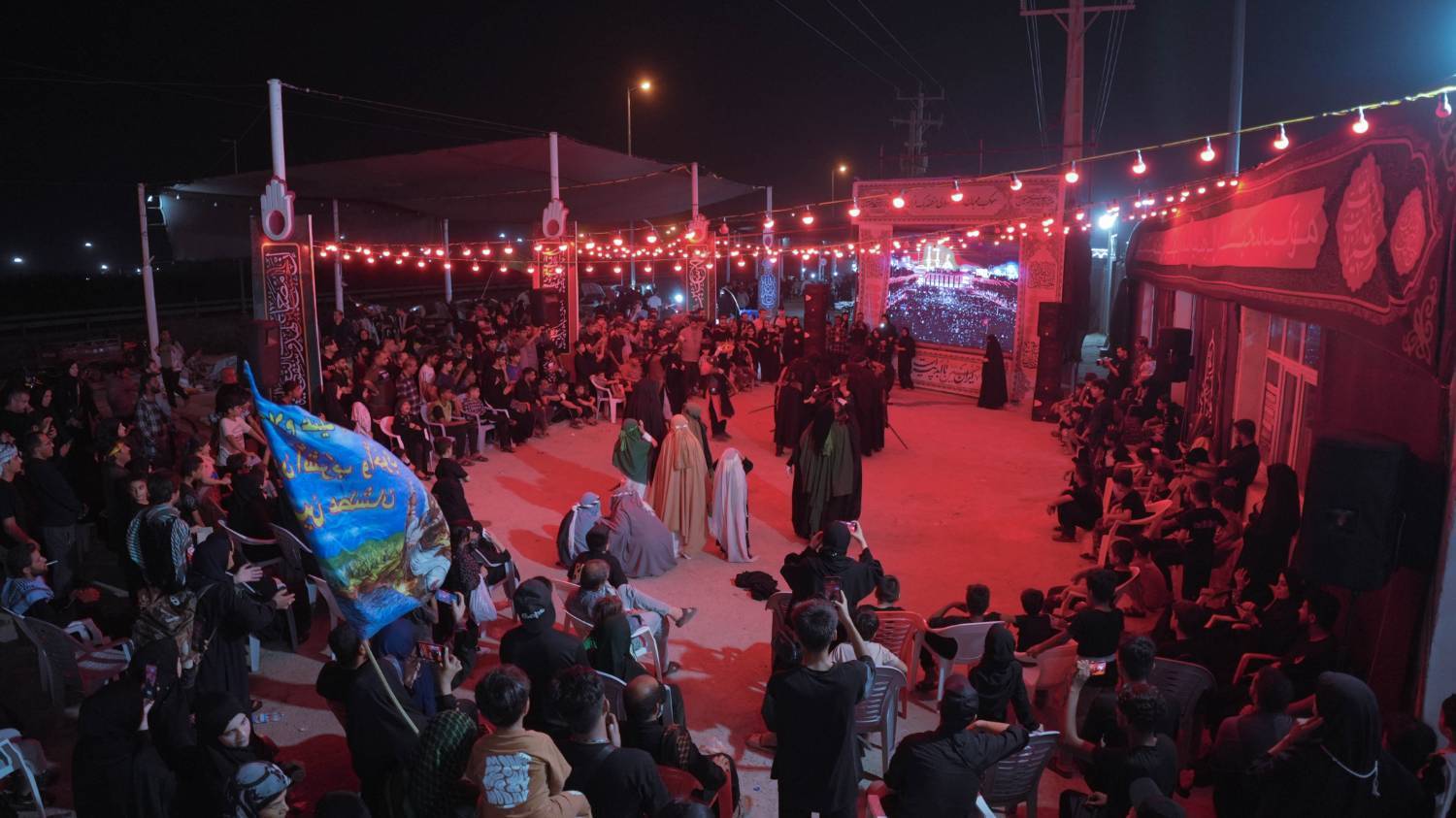 پذیرایی روزانه دو تا سه هزار زائر در موکب محبان‌الرضا(ع) مرز شلمچه