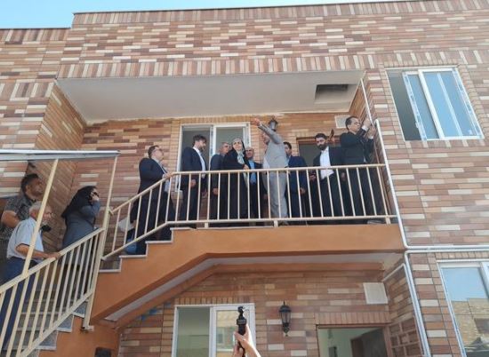 بازدید وزیر راه و شهرسازی از پروژه نهضت ملی مهرگان مشهد