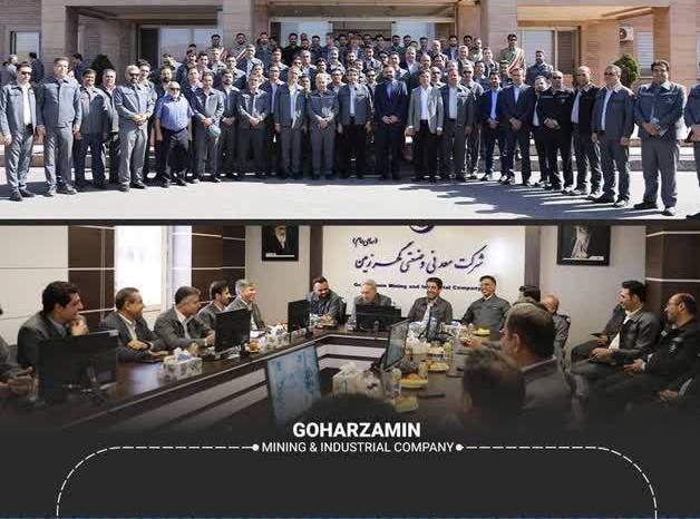 استقبال باشکوه پرسنل گهرزمین، از مدیرعامل جدید