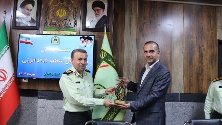 مدیرعامل سازمان منطقه آزاد انزلی با فرمانده انتظامی استان گیلان دیدار کرد