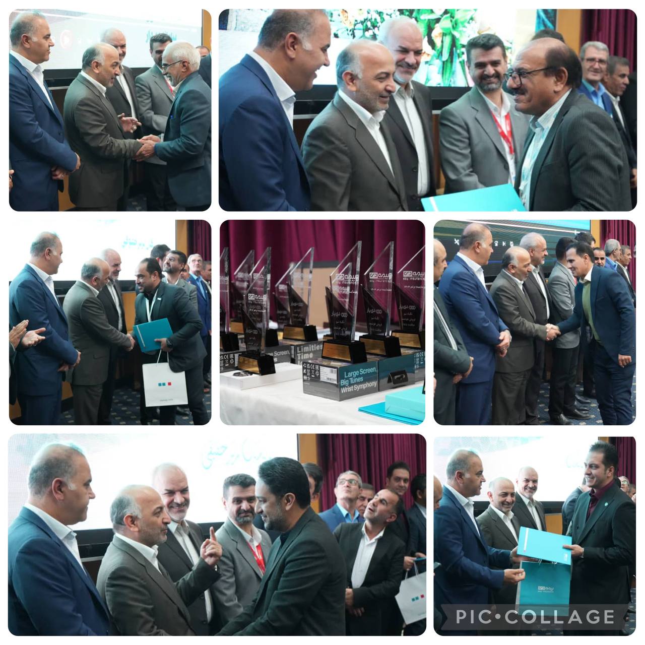 تقدیر از برترین‌های شبکه فروش و شعب بیمه دی