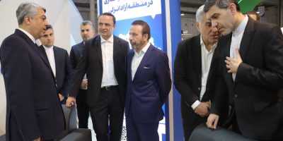 استقبال مدیران ملی و سرمایه‌گذاران از غرفه منطقه آزاد انزلی در کیش اینوکس