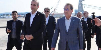 بازدید معاون وزیر راه از زیرساخت‌های بندری و لجستیکی منطقه آزاد انزلی