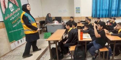 اجرای پویش «شهر آماده» در مدارس منطقه ۲