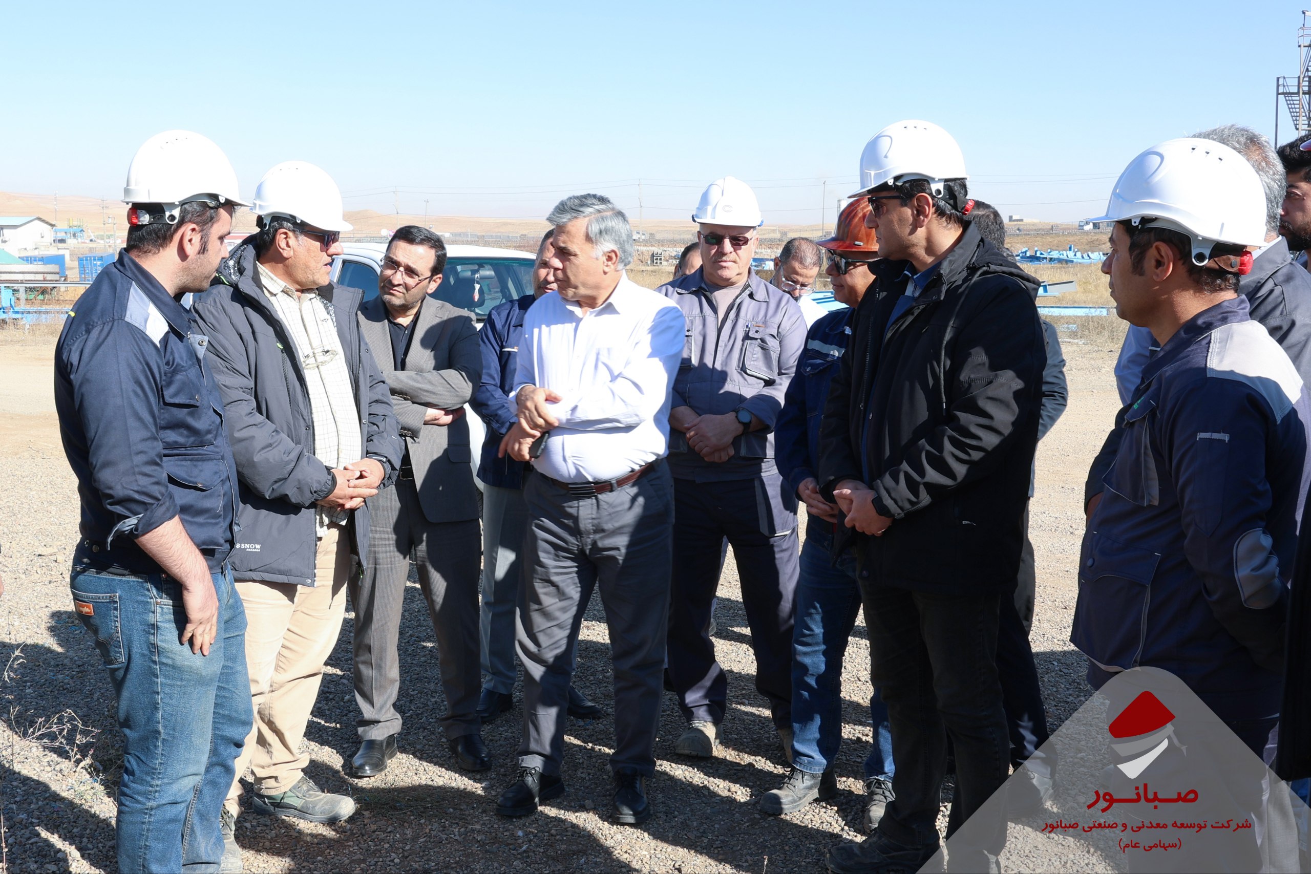 بازدید مدیرعامل صبانور از صباامید غرب خاورمیانه
