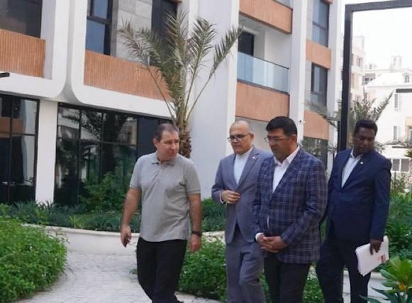 بازدید مدیران ارشد بانک مسکن از پروژه ۱۷۰ واحدی «هسا» کیش