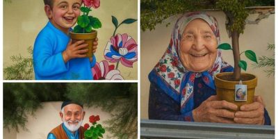 اجرای نقاشی دیواری «طراوت زندگی» در بزرگراه یادگار امام (ره)