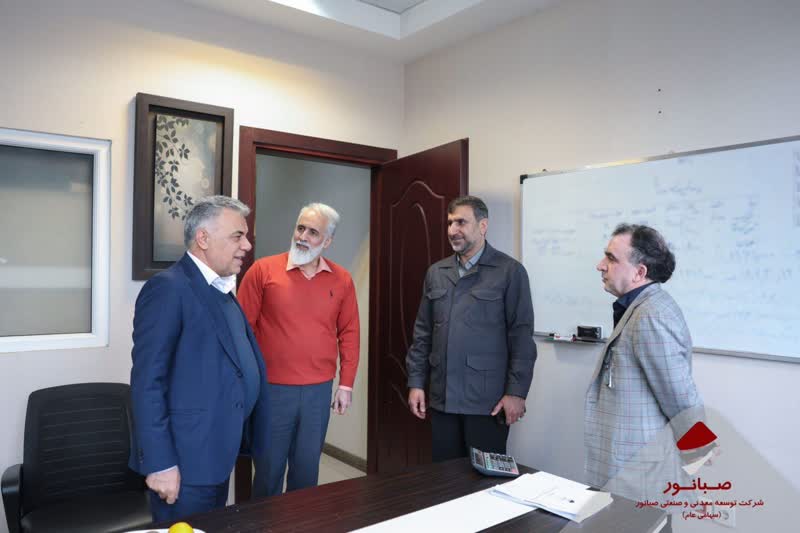 بازدید مدیرعامل از واحدهای مختلف شرکت صبانور
