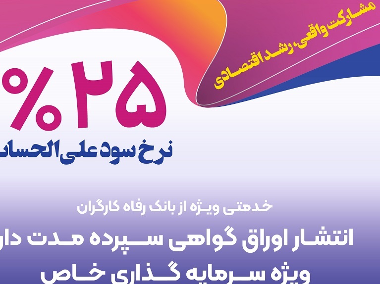 بانک رفاه کارگران ۴۱ هزار میلیارد تومان برای واحدهای تولیدی پرداخت کرد