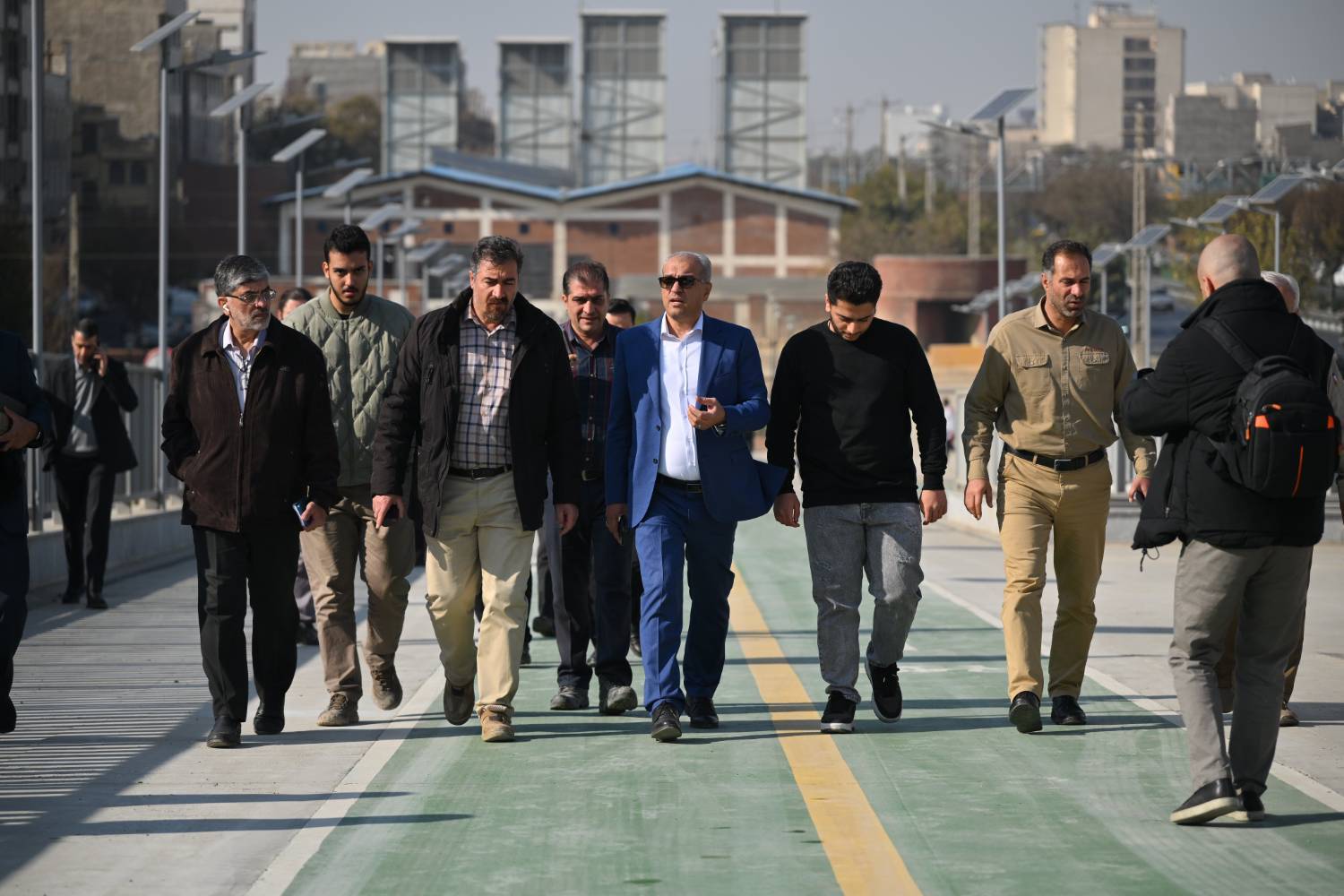 نخستین بازدید گروهی نخبگان و بزرگان شمیران از ابر پروژه‌های شهری تهران