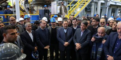 کارخانه تولید مفتول مسی سرچشمه با حضور وزیر صمت افتتاح شد