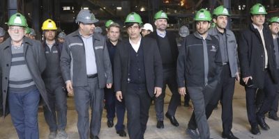 بازدید مدیرعامل گروه فولاد مبارکه از شرکت معدنی و صنعتی گهرزمین