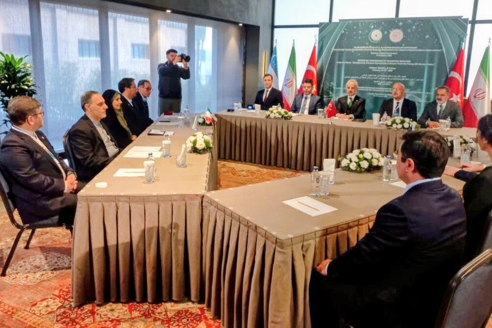 اهتمام ایران، ترکیه و ازبکستان بر تقویت کریدور شرقی-غربی و رفع موانع ترانزیت