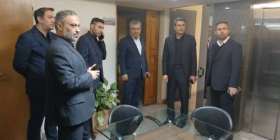 بازدید مدیرعامل بانک سینا از واحدهای ستادی
