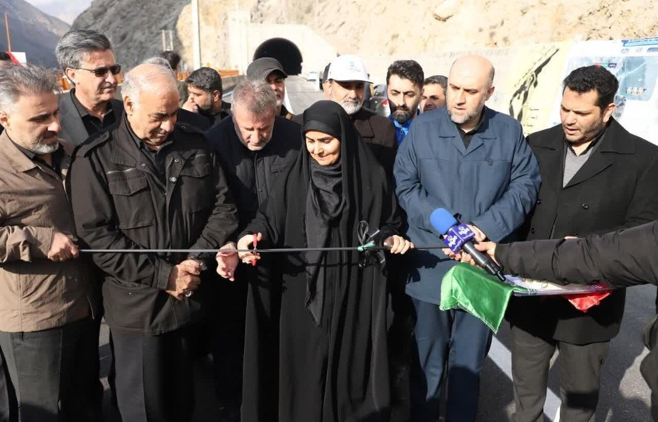 طرح بهسازی جاده هراز با حضور وزیر راه به بهره‌برداری رسید 