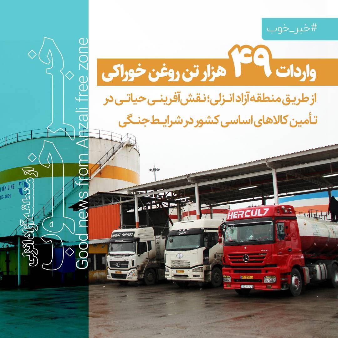 نقش‌آفرینی منطقه آزاد انزلی در تأمین کالاهای اساسی کشور در شرایط جنگی
